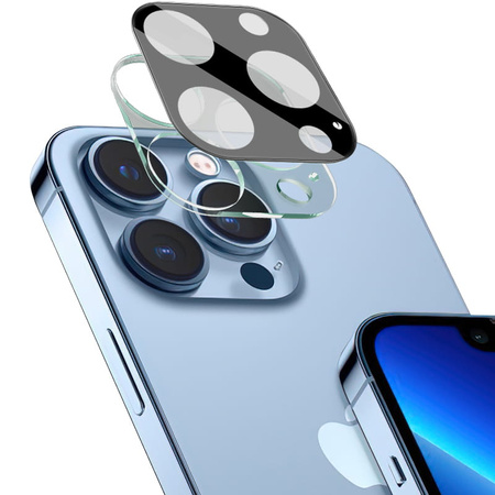 2x Szkło + szybka na aparat Bizon Edge 2 Pack do iPhone 14 Pro Max