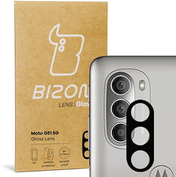 Szkło na aparat Bizon Glass Lens dla Moto G51 5G, 2 sztuki