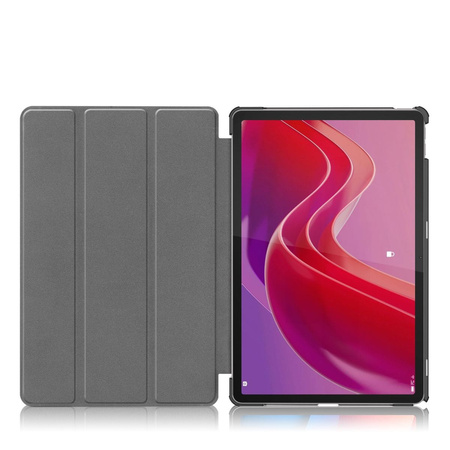 Etui Bizon Case Tab Croc do Lenovo Tab M11, ciemnozielone