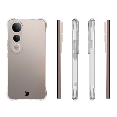 Elastyczne etui Bizon Case Salpa do Vivo V50 Lite 4G / 5G, przezroczyste
