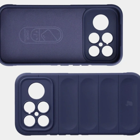 Pancerne etui Bizon Case Tur do Xiaomi POCO F8 Ultra, granatowe