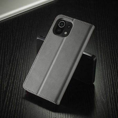 Etui Bizon Case Wallet do Xiaomi Mi 11, szare