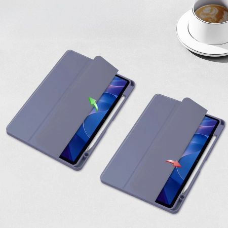 Etui z klapką Bizon Case Tab Clear Matt do Xiaomi Redmi Pad 2, lawendowe