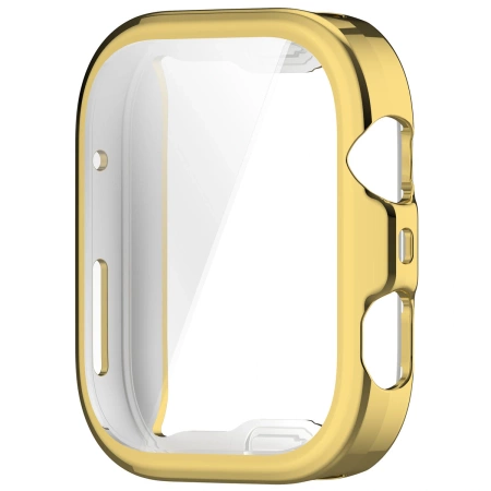 Etui z osłoną ekranu Bizon Case Watch Felipe do Huawei Watch Fit 4 Pro, złote