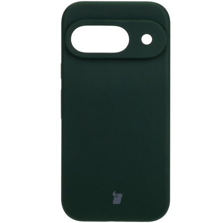 Silikonowe etui Bizon Soft Case do Google Pixel 9, ciemnozielone