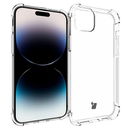 Elastyczne etui Bizon Case Salpa do iPhone 15 Plus, przezroczyste