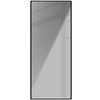 Prywatyzujące szkło hartowane Bizon Glass Edge Shadow do Galaxy Z Fold6, przyciemniane z czarną ramką