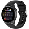 Pasek Bizon Strap Watch Silicone Pro do Huawei Watch 4 46 mm, czarny