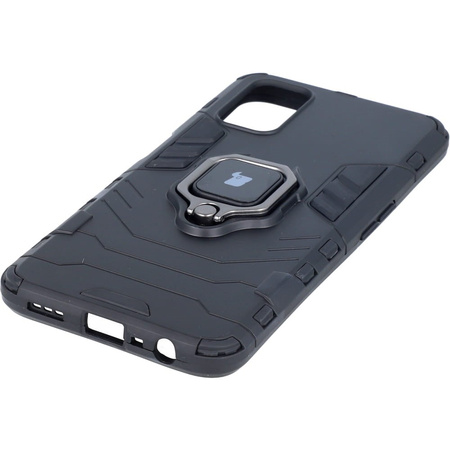 Etui Bizon Case Armor Ring do Oppo A52 / A72 / A92, czarne