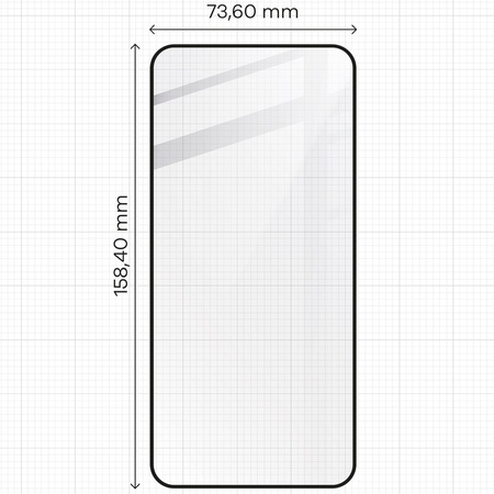 2x Szkło hartowane z ramką + szybka na aparat Bizon Edge 2 Pack do Samsung Galaxy S24 FE