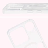 Etui z pierścieniem magnetycznym Bizon Case CrystalO do Nothing Phone (3), przezroczyste