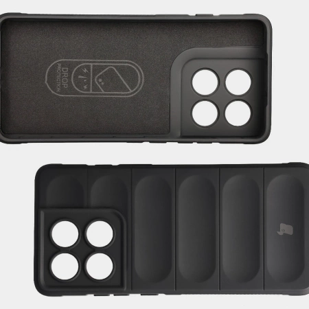 Pancerne etui Bizon Case Tur do Motorola Edge 60 Pro, czarne
