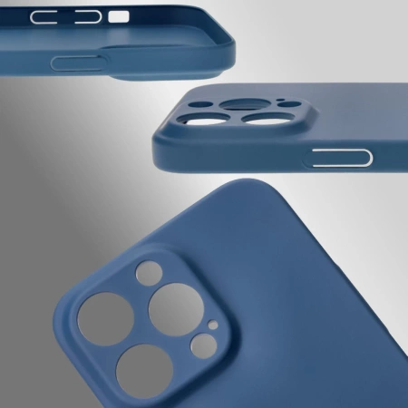 Etui Bizon Case Łupka do iPhone 14 Pro Max, niebieskie