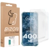 Elastyczne etui + 2x folia na ekran Bizon Case Clear Pack do Honor 400
