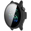Etui ze szkłem do zegarka Bizon Case+Glass Watch do Garmin Vivoactive 6, czarne matowe