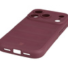 Pancerne etui Bizon Case Tur do iPhone 17 Pro, burgundowe