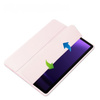 Etui Bizon Case Tab Clear Matt do Galaxy Tab S10 FE / S9 / S9 FE, jasnoróżowe