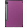 Etui Bizon Case Tab Croc do Galaxy Tab S8 / S7, ciemnofioletowe