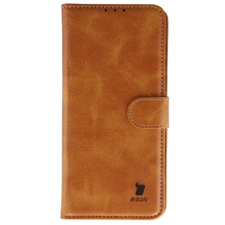 Etui z klapką Bizon Case Pocket do OnePlus Nord 5, brązowe