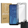 Szkło hartowane Bizon Glass Edge - 2 sztuki + ochrona na obiektyw, Galaxy A22 4G / M22