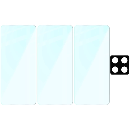 3x Szkło hartowane + szybka na aparat Bizon Glass Clear 2 Pack do Xiaomi 14T Pro