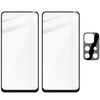 2x Szkło + szybka na aparat Bizon Edge Pack do Poco M4 Pro 5G / Redmi Note 11S 5G