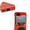 Pancerne etui Bizon Case Tur do Galaxy Z Flip7 FE / Z Flip6, czerwone