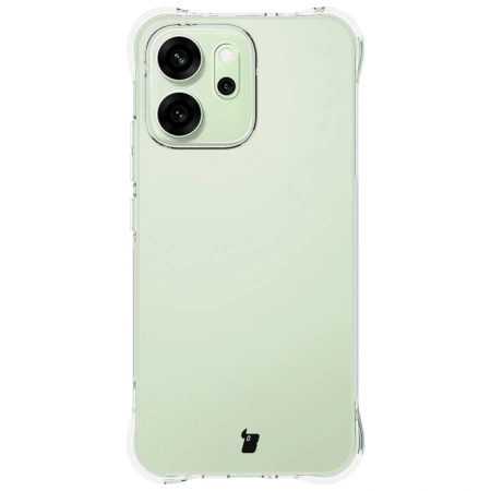Elastyczne etui + 2x folia na ekran Bizon Case Clear Pack do Oppo Reno 14 F / FS