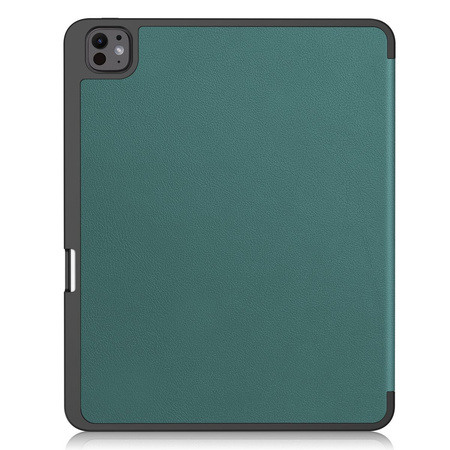 Etui Bizon Case Tab Lizard do iPad Pro 13" 2025 / 2024, ciemnozielone