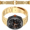 Pasek ze stali nierdzewnej Bizon Strap Watch Aura do Samsung Galaxy Watch 8 40 mm / 44 mm / 8 Classic 46 mm, złoty
