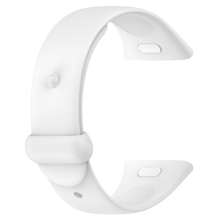 Pasek Bizon Strap Watch Nessy do Xiaomi Redmi Watch 3, biały
