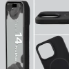 Silikonowe etui z pierścieniem magnetycznym Bizon Soft Case Magnetic do iPhone 14 Pro Max, czarne