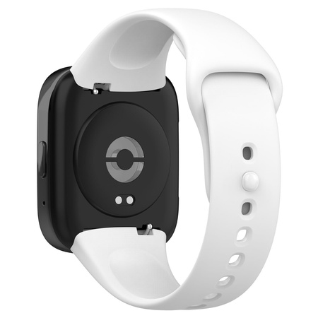 Pasek Bizon Strap Watch Dots do Xiaomi Redmi Watch 3 Active, biały