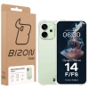 Elastyczne etui Bizon Case Salpa do Oppo Reno 14 F / 14 FS, przezroczyste