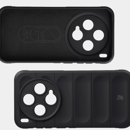 Pancerne etui Bizon Case Tur do Vivo X300, czarne