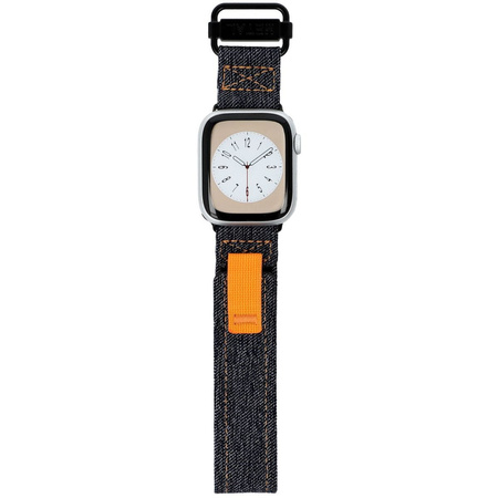 Pasek Bizon Strap Watch Urban do Apple Watch 38/40/41/42 mm, ciemnoniebieski jeans