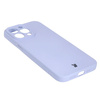 Etui Bizon Case Silicone do Apple iPhone 15 Pro Max, jasnofioletowe
