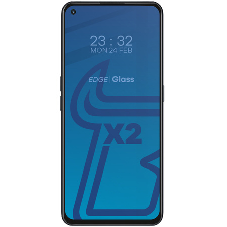 Szkło hartowane Bizon Glass Edge - 2 sztuki + ochrona na obiektyw do Realme GT Neo 2 / GT Neo 3T