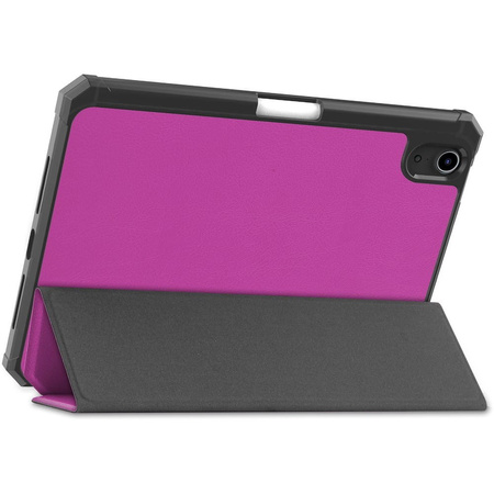 Etui Bizon Case Tab Lizard do Apple iPad Mini (A17 Pro) 2024 / iPad Mini 6 2021, fuksja