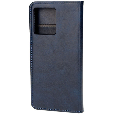 Etui z klapką Bizon Case Pocket do Motorola Edge 50 Pro, granatowe