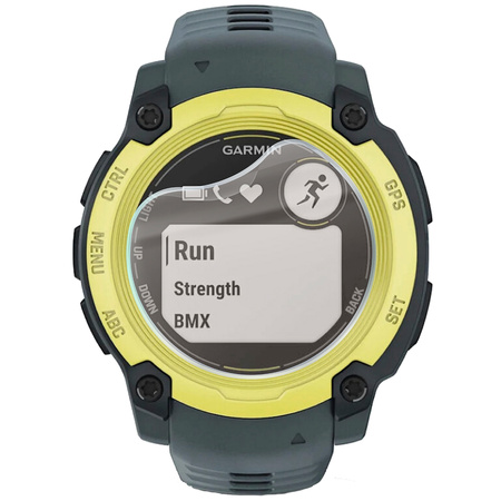 Folia matowa Bizon Glass Watch Film Sun Duo do Garmin Instinct E 40 mm, 2 sztuki