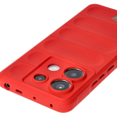 Pancerne etui Bizon Case Tur do Xiaomi Poco X6 / Xiaomi Redmi Note 13 Pro 5G, czerwone