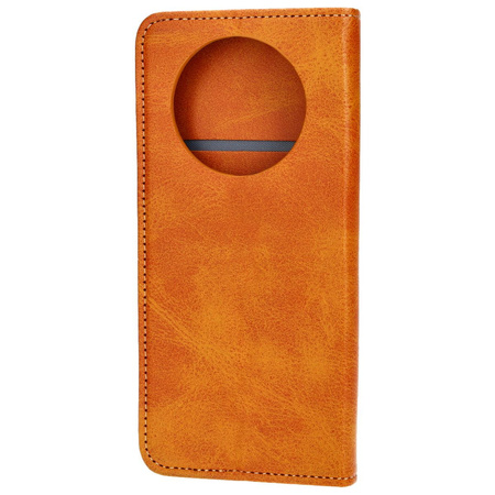 Etui z klapką Bizon Case Pocket Pro do Realme 11 Pro / 11 Pro+, brązowe