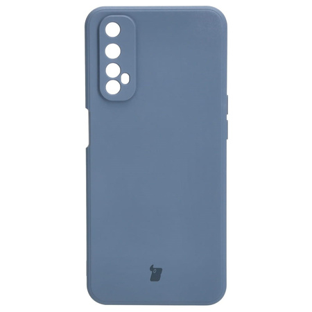 Etui Bizon Case Silicone Sq do Realme 7, szare