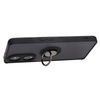 Etui z uchwytem na palec Bizon Case Hybrid Ring do Oppo A98 5G, przydymione z czarną ramką