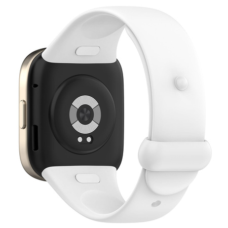 Pasek Bizon Strap Watch Nessy do Xiaomi Redmi Watch 3, biały