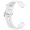 Pasek Bizon Strap Watch Silicone Pro SR do Huawei Watch Fit 4 / 4 Pro / 3, biały