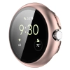 Etui ze szkłem do zegarka Bizon Case+Glass Watch do Google Pixel Watch 4 41 mm, różowozłote