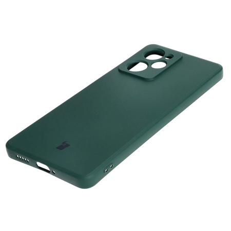 Etui Bizon Case Silicone Sq do Xiaomi POCO X5 Pro, ciemnozielone