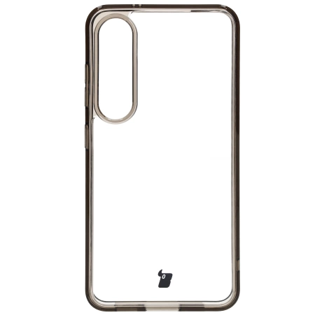 Etui Bizon Case Halo do Galaxy S25, przydymione-czarne